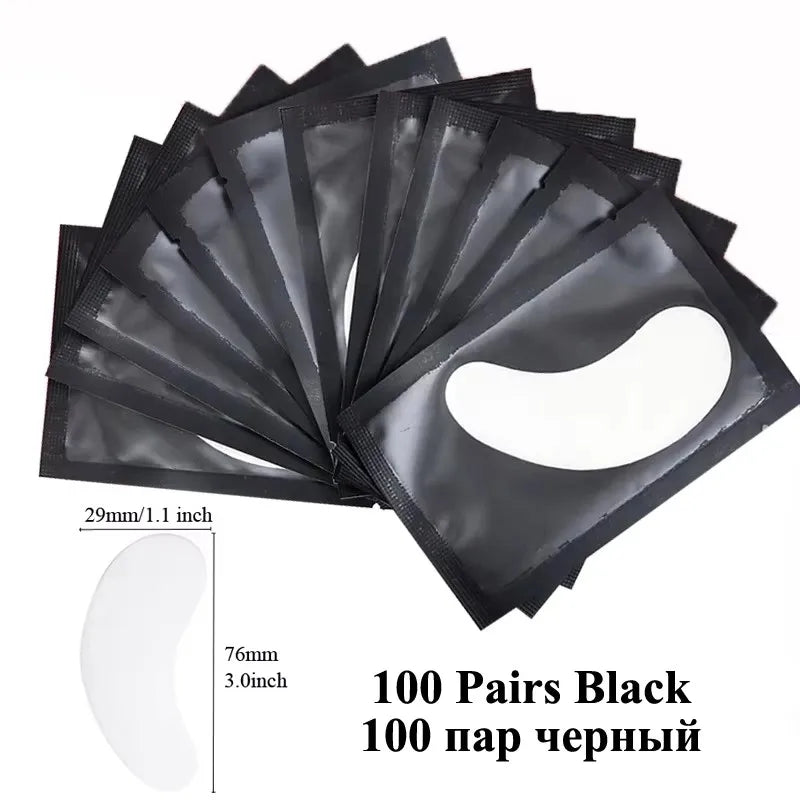 50 Pieces Of Hydrogel Eyelash Patch Grafting Eyelashes Isolating Pad Moisturizing Eye Mask