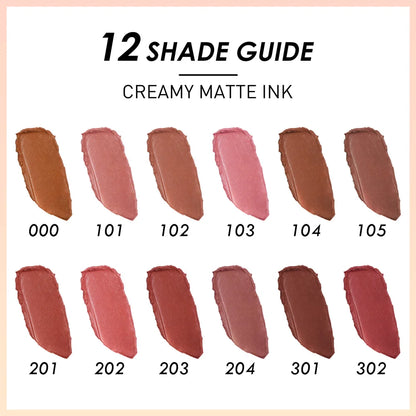 FOCALLURE Velvet Matte Lip Gloss Waterproof Long-lasting Moisturizing Lightweight High Pigment Liquid Lipstick Makeup Cosmetics