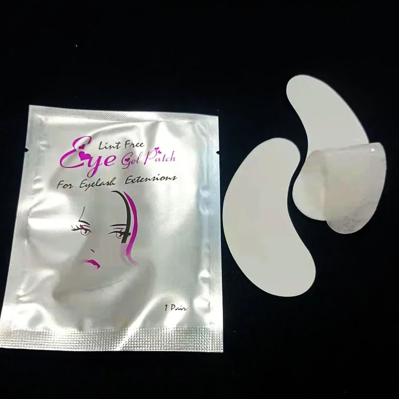 50 Pieces Of Hydrogel Eyelash Patch Grafting Eyelashes Isolating Pad Moisturizing Eye Mask