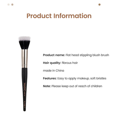 IMAGIC Single Blush Brush Loose Powder Contouring Highlighter Brush Soft Fiber Hair Make Up Tool Professional Beauty Brushes