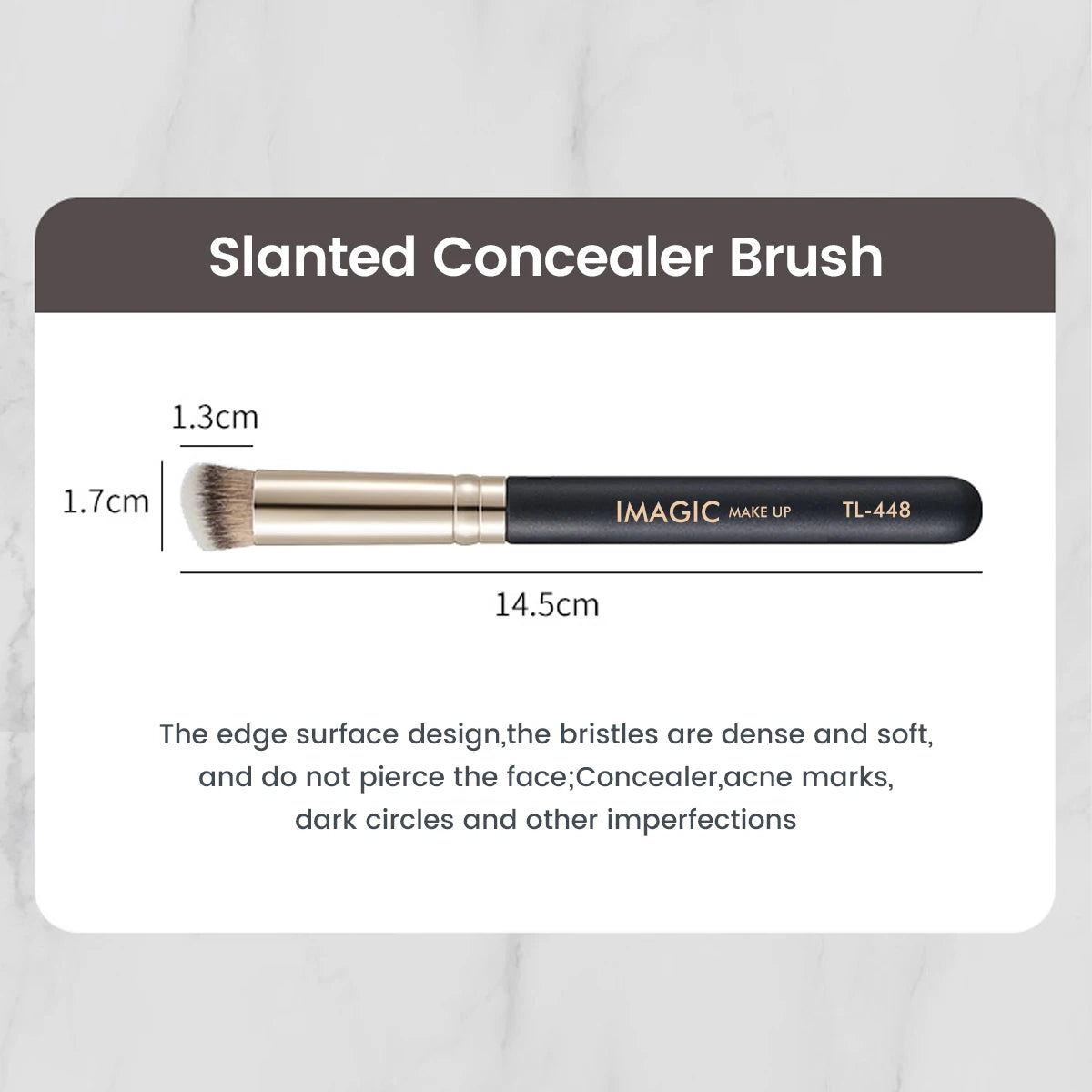 IMAGIC Concealer Brush Soft Synthetic Hair Foundation Blending Brushes Contour Skin Care Professional Cosmetics Beauty Tools