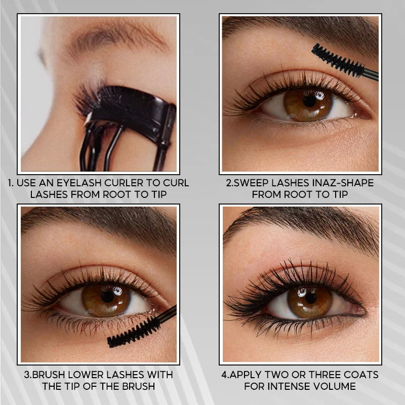 IMAGIC Mascara Long Lasting 36H Volume Curling Eye Makeup Smudge-proof Mascara Waterproof