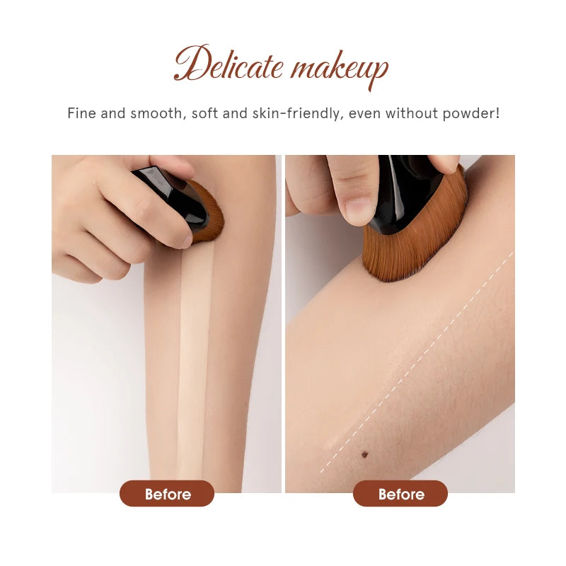 IMAGIC Foundation Brush Portable Soft Liquid Concealer Makeup Tools No. 55 Make up Brushes Base Professional Beauty Cosmetics