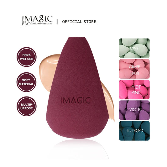 IMAGIC Makeup Sponge 10 Pcs Wet And Dry Puff Professional Soft Makeup Puff Sponge Ultra-High Quality Bigger Combination Packages