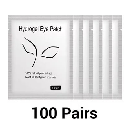 50 Pieces Of Hydrogel Eyelash Patch Grafting Eyelashes Isolating Pad Moisturizing Eye Mask