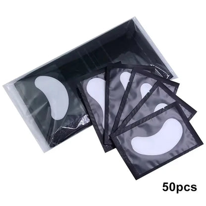 50 Pieces Of Hydrogel Eyelash Patch Grafting Eyelashes Isolating Pad Moisturizing Eye Mask