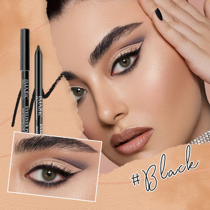 IMAGIC Eyeliner With Pencil Black\White\Nude Color Sharpener Long Lasting Liner Eye Waterproof Gel Eye Makeup