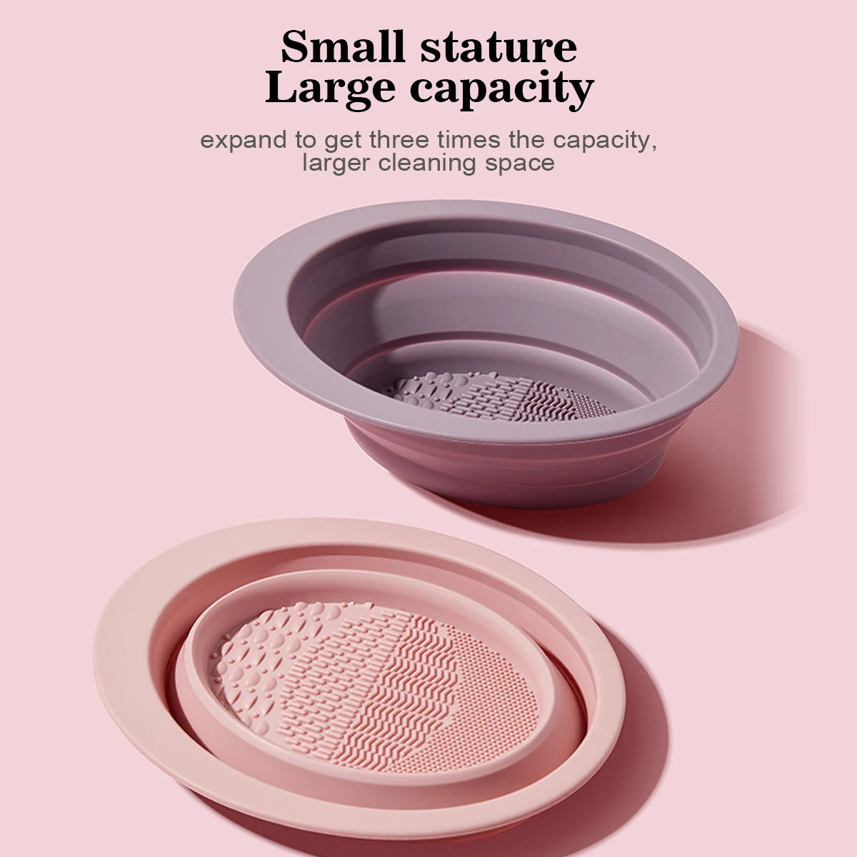 IMAGIC New Silicone Makeup Brush Cleaner Sponge Remover Color Eye Shadow Foundation Brush Cleaning Colorful Scrubber Box Tools