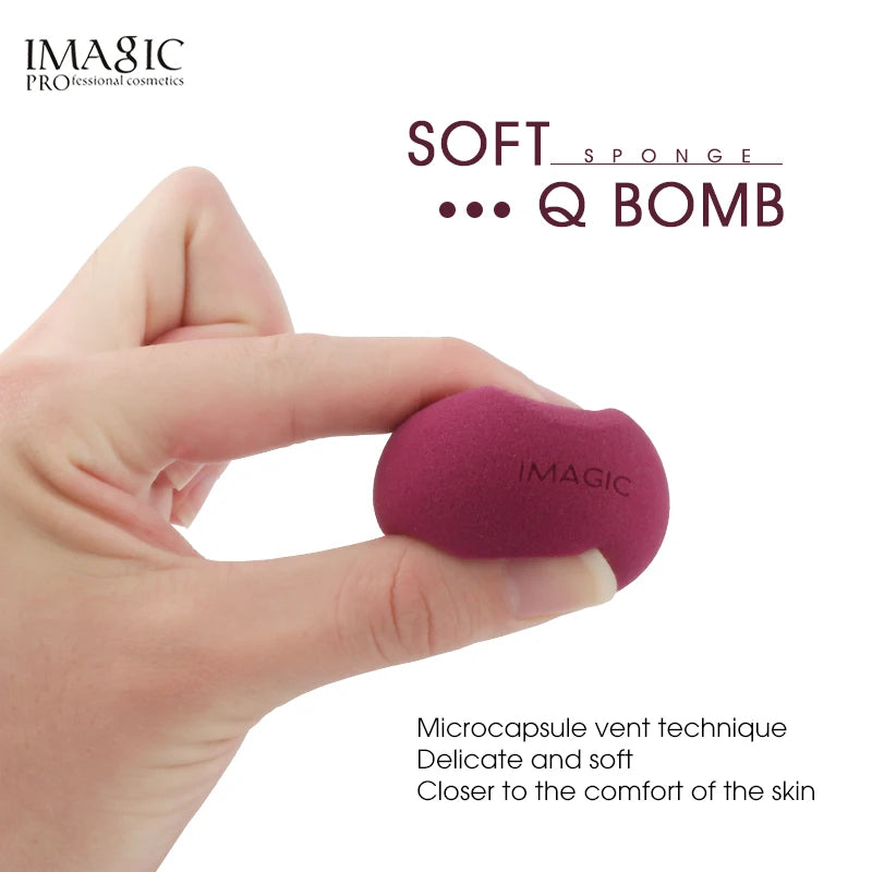 IMAGIC Makeup Sponge Puff Professional Cosmetic Puff For Foundation sponge Beauty Cosmetic Makeup Puff 5 colors TL-435