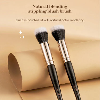 IMAGIC Single Blush Brush Loose Powder Contouring Highlighter Brush Soft Fiber Hair Make Up Tool Professional Beauty Brushes