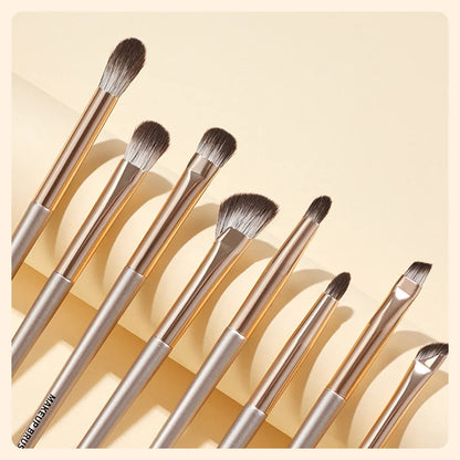 IMAGIC 8 PCS Makeup Brushes Set Eye Shadow Women Cosmetic Brush Eyeshadow Blush Beauty Soft Make Up Tools Bag