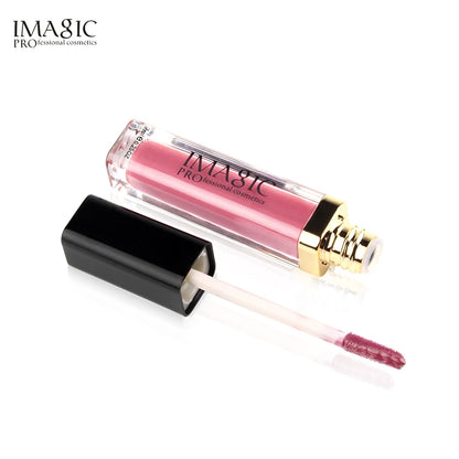 IMAGIC Matte Lip Gloss Waterproof  Liquid Lipgloss Matte Long Lasting Sexy Cosmetic Beauty Keep 24 Hours Makeup lips