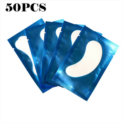 50 Pieces Of Hydrogel Eyelash Patch Grafting Eyelashes Isolating Pad Moisturizing Eye Mask