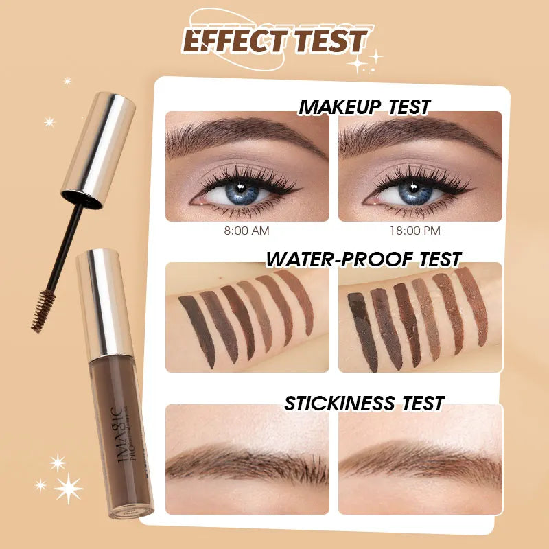 IMAGIC 6colors Durable Waterproof Eyebrow Dyeing Cream Eyebrow Shadow Makeup Beauty Tool Eyebrow Gel Enhancer Eyebrows