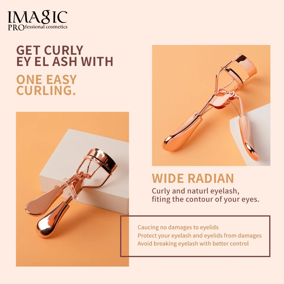 IMAGIC Professional  Durable Curling And Shaping Portable Not Hurting Eyelashes Facial Beauty Eyelash Curler Eye Makeup Tool