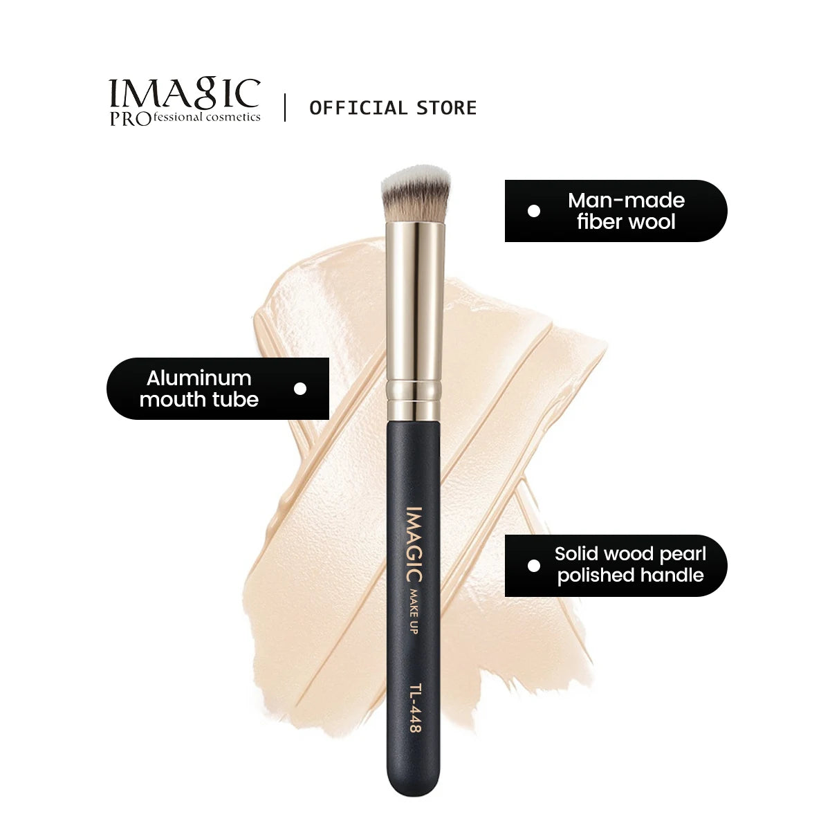 IMAGIC Concealer Brush Soft Synthetic Hair Foundation Blending Brushes Contour Skin Care Professional Cosmetics Beauty Tools