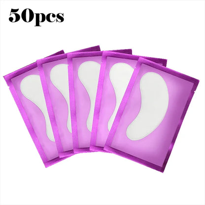 50 Pieces Of Hydrogel Eyelash Patch Grafting Eyelashes Isolating Pad Moisturizing Eye Mask