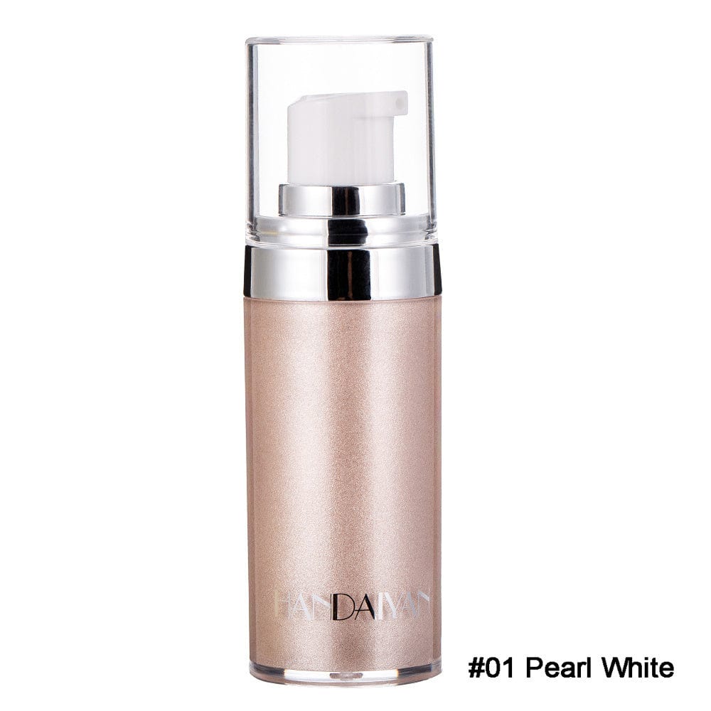 VAIRS® 01# HANDAIYAN 4 Colors Shimmer Liquid Highlighter, Body Face Foundation Cream, Waterproof Brightening Makeup Cosmetic