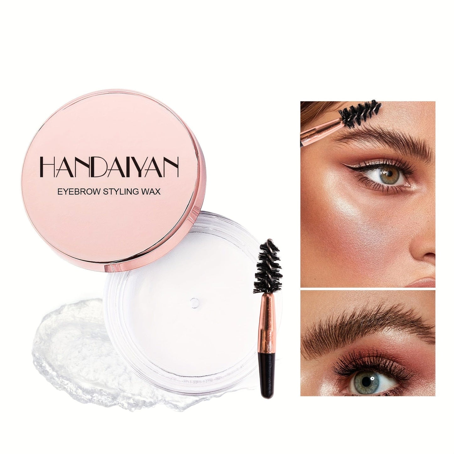 VAIRS® 1pc HANDAIYAN Wild Eyebrow Wax, Colorless Eyebrow Gel Eyebrow Soap, Waterproof Styling Eyebrow Cream