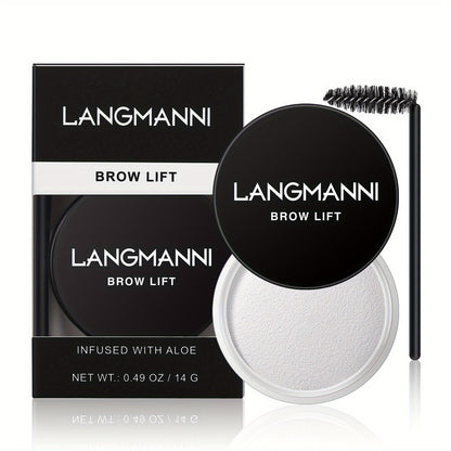 VAIRS® Beauty Brow Gel LANGMANNI Long-Lasting Stereoscopic Brow Gel for Neutral Eyebrow Sculpting and Waterproof Eyebrow Soap