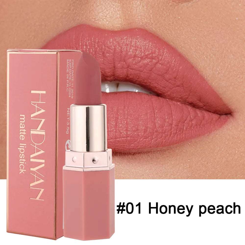 VAIRS beauty & care 01 HANDAIYAN 6 Colors Matte Lipstick 24 Hours Waterproof