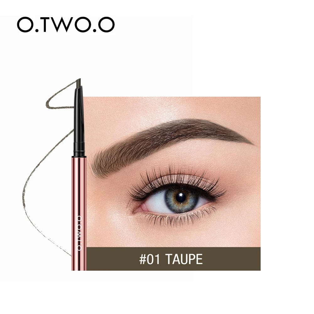 VAIRS beauty & care 01 Taupe / CHINA O.TWO.O Ultra Fine Triangle Eyebrow Pencil Precise Brow Definer Long Lasting Waterproof Blonde Brown Eye Brow Makeup 6 Colors