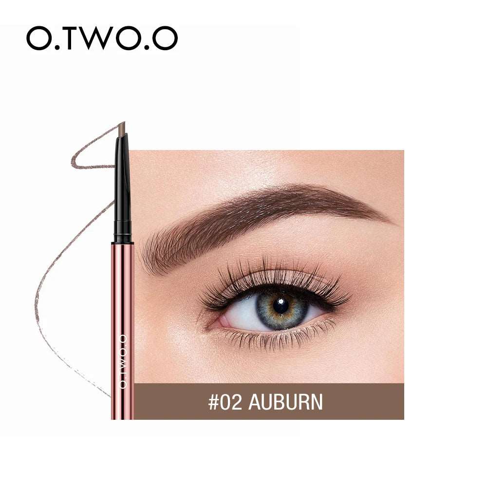 VAIRS beauty & care 02 Auburn / CHINA O.TWO.O Ultra Fine Triangle Eyebrow Pencil Precise Brow Definer Long Lasting Waterproof Blonde Brown Eye Brow Makeup 6 Colors