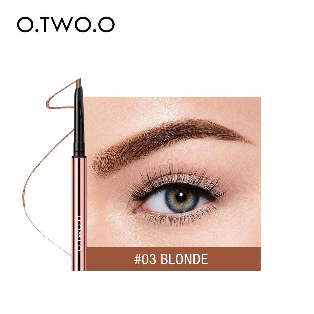 VAIRS beauty & care 03 Blonde / CHINA O.TWO.O Ultra Fine Triangle Eyebrow Pencil Precise Brow Definer Long Lasting Waterproof Blonde Brown Eye Brow Makeup 6 Colors