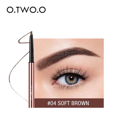 VAIRS beauty & care 04 Soft Brown / CHINA O.TWO.O Ultra Fine Triangle Eyebrow Pencil Precise Brow Definer Long Lasting Waterproof Blonde Brown Eye Brow Makeup 6 Colors