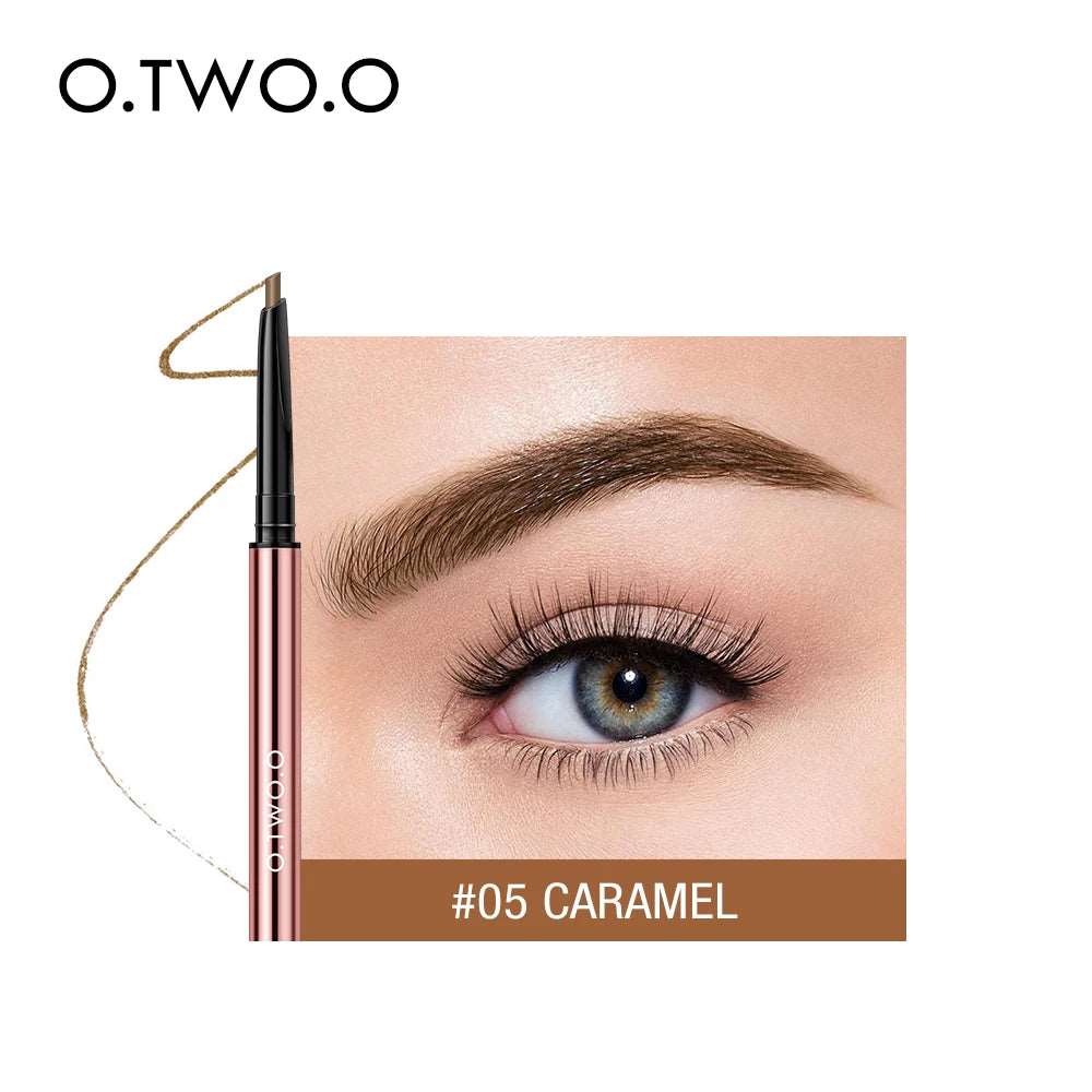 VAIRS beauty & care 05 Caramel / CHINA O.TWO.O Ultra Fine Triangle Eyebrow Pencil Precise Brow Definer Long Lasting Waterproof Blonde Brown Eye Brow Makeup 6 Colors