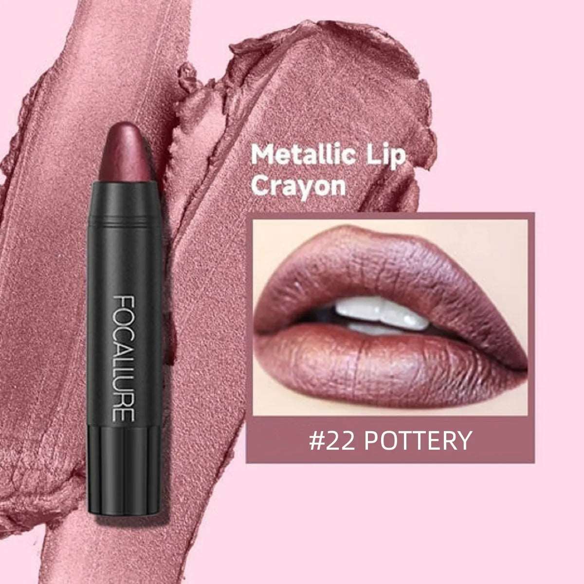 VAIRS beauty & care 22 POTTERY FOCALLURE 31 Colors Matte Lipstick Long Lasting Waterproof Sexy Lipbalm Non-Stick Lip Tint Lip Pencil Makeup Cosmetics for Women