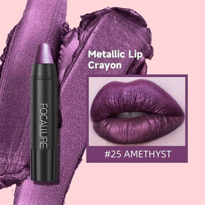 VAIRS beauty & care 25 AMETHYST FOCALLURE 31 Colors Matte Lipstick Long Lasting Waterproof Sexy Lipbalm Non-Stick Lip Tint Lip Pencil Makeup Cosmetics for Women