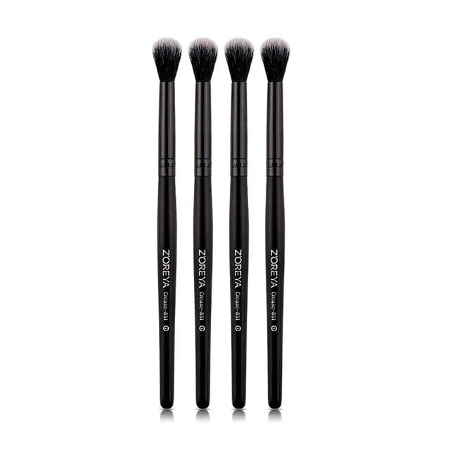 VAIRS beauty & care 861-4 ZOREYA Black Makeup Brushes Set Eye Face Cosmetic Foundation Powder Blush Eyeshadow Kabuki Blending Make up Brush Beauty Tool