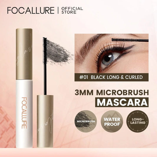 VAIRS beauty & care FOCALLURE 3D Silk Fiber Eyelash Mascara Waterproof Long-wearing Curling Lengthening Eye Lash Extension Tool Makeup Cosmetics