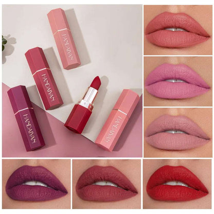 VAIRS beauty & care HANDAIYAN 6 Colors Matte Lipstick 24 Hours Waterproof