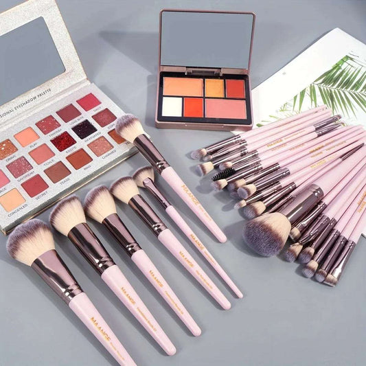 VAIRS beauty & care MAANGE 30pcs Professional Makeup Brush Set Foundation Concealers Eye Shadows Powder Blush Blending Brushes Beauty Tools with Bag