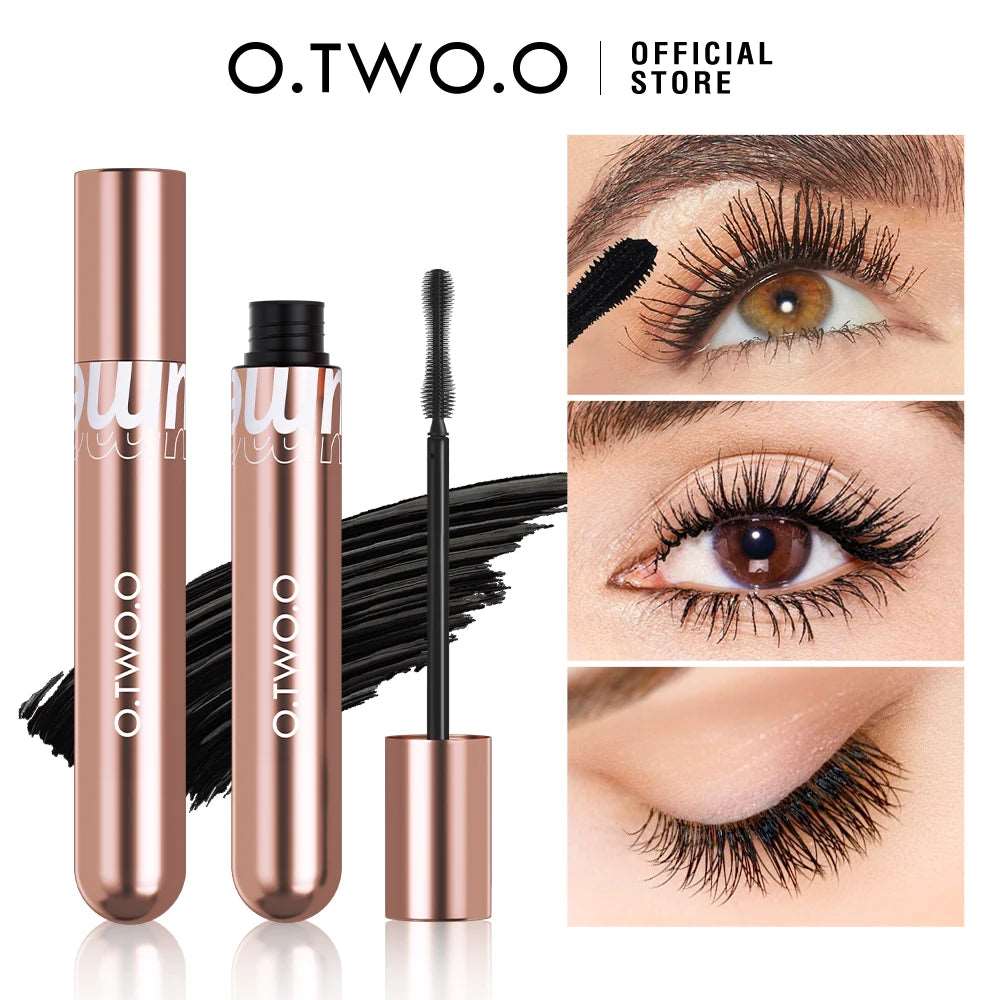 VAIRS beauty & care Mascara C / CHINA O.TWO.O Mascara Waterproof 4D Silk Fiber Curling Volume Lashes Thick Lengthening  Nourish Eyelash Extension High Quality Makeup