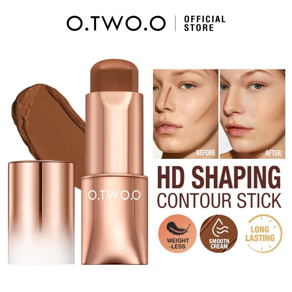 VAIRS beauty & care O.TWO.O Contour Stick Cream Long-wear Lightweight Brighten Stick Easy to Sculpt Face Concealer Bronzer Contouring Makeup Pen