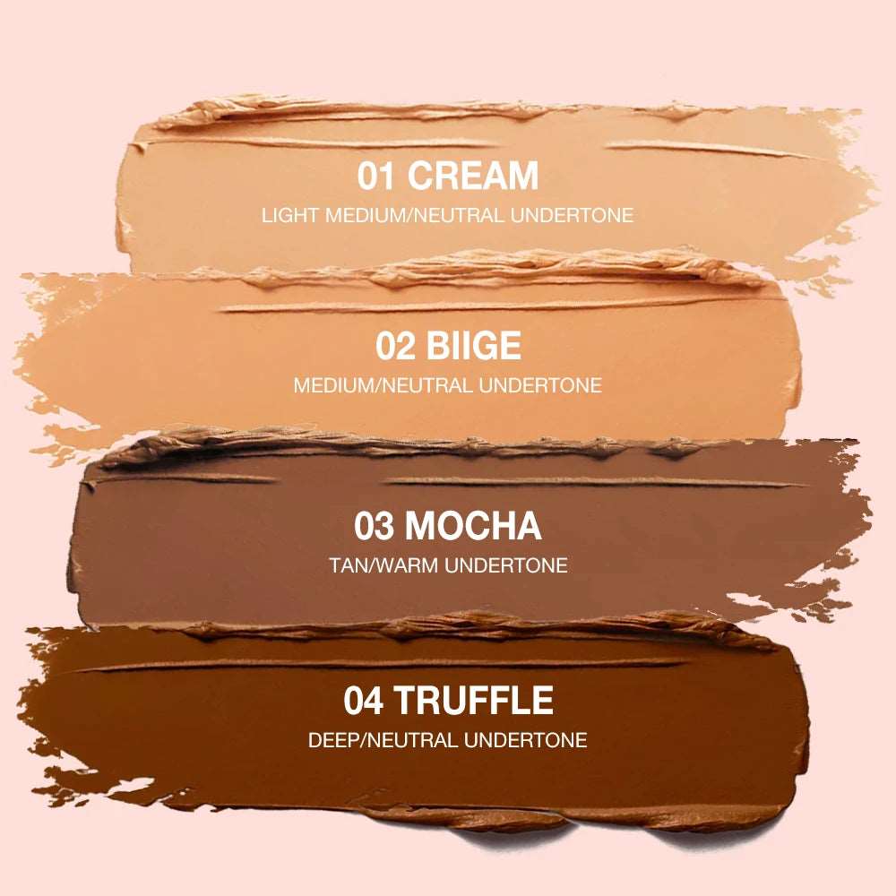 VAIRS beauty & care O.TWO.O Contour Stick Cream Long-wear Lightweight Brighten Stick Easy to Sculpt Face Concealer Bronzer Contouring Makeup Pen