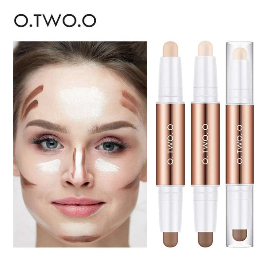 VAIRS beauty & care O.TWO.O Contour Stick Double Head Contour Pen Waterproof Matte Finish Highlighters Shadow Contouring Pencil Cosmetics For Face