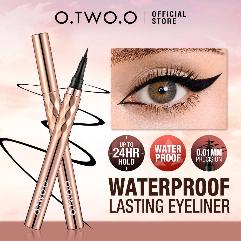 VAIRS beauty & care SC050 / CHINA O.TWO.O Black Liquid Eyeliner Eye Make Up Super Waterproof Long Lasting Eye Liner Easy to Wear Eyes Makeup Cosmetics Tools