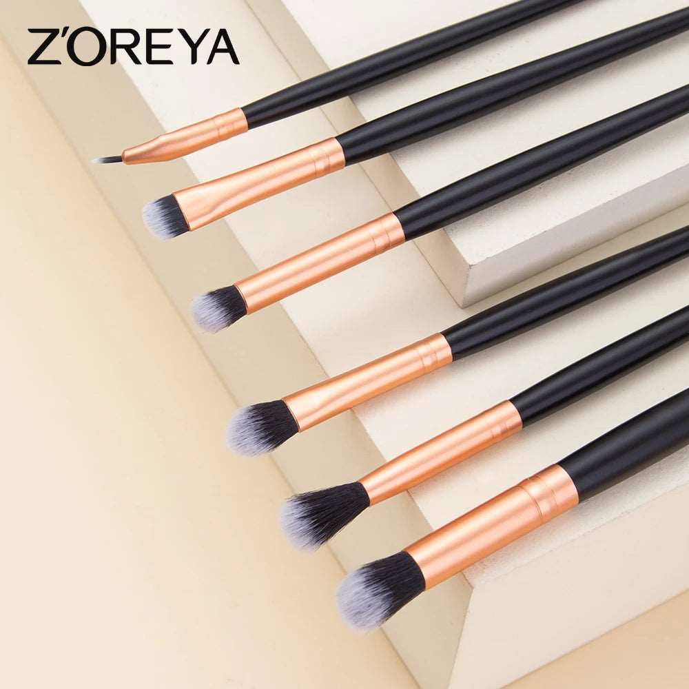 VAIRS beauty & care ZOREYA Professional Luxury Makeup Brushes Set, 15Pcs Eyeshadow Foundation Contour Lip  Premium Synthetic Kabuki Brush