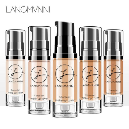 VAIRS® Beauty LANGMANNI Long-Lasting And Smooth-Finishing Concealer With 4 Color Powder Base