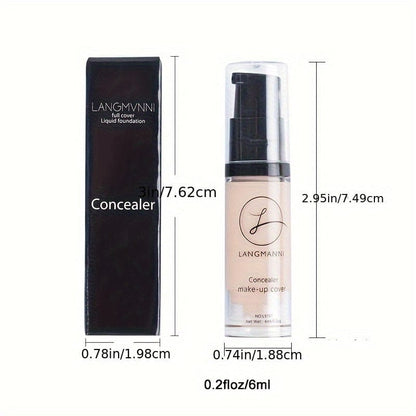 VAIRS® Beauty LANGMANNI Long-Lasting And Smooth-Finishing Concealer With 4 Color Powder Base