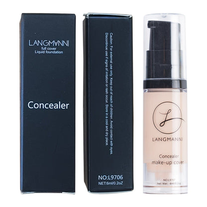 VAIRS® Beauty LANGMANNI Long-Lasting And Smooth-Finishing Concealer With 4 Color Powder Base