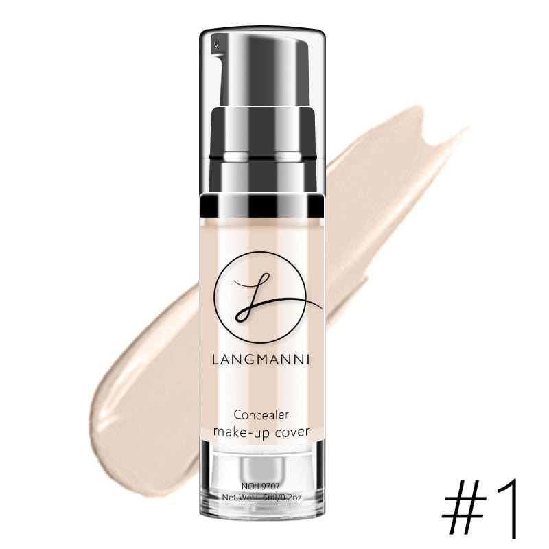 VAIRS® Beauty Style1 LANGMANNI Long-Lasting And Smooth-Finishing Concealer With 4 Color Powder Base