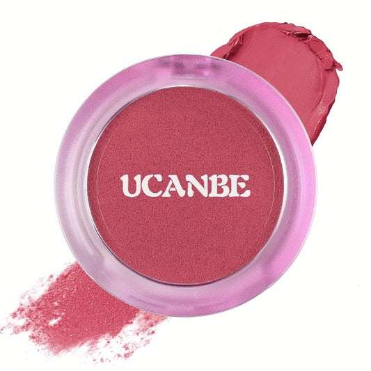 VAIRS® Beauty UCANBE Matte Cream-To-Powder Blush Makeup Palette, Highly Pigmented Lightweight Blush for Cheek and Eye, Blendable Flawless Velvety Coverage Face Blushes Make up