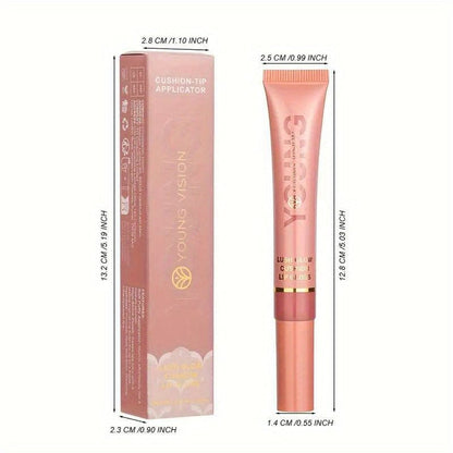 VAIRS® Beauty YOUNG VISION Hydrating Liquid Lipstick & Gloss Tint, Oil Infused, Cushion & Puff Applicators, Versatile Nude to Red Shades, Labial Liquido & Brillo Labial