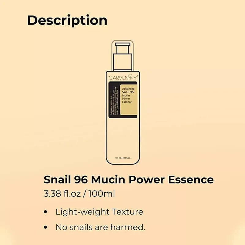 VAIRS exquisite beauty 100ml Korean Snail Mucin 96% Power Anti-aging Fade Fine Lines Repairing Essence Lift Firm Acne Treatment Facial Care Products