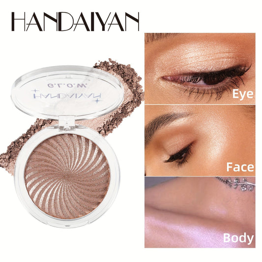 VAIRS® HANDAIYAN Vortex High Disc: Long-Lasting Matte Pearl Highlighter for Daily Festival Use - Suitable for All Skin Tones